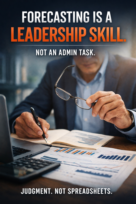 Forecasting Is a Leadership Skill — Not an Admin Task