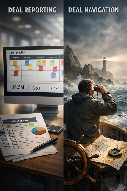 Deal Navigation vs Deal Reporting: Why Most Pipelines Look Healthy Until They Don’t