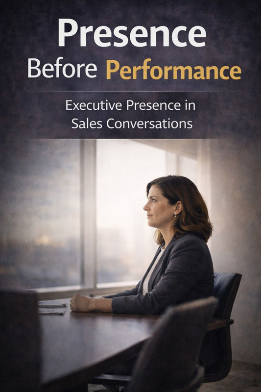Presence Before Performance: The Quiet Skill That Moves Sales Conversations