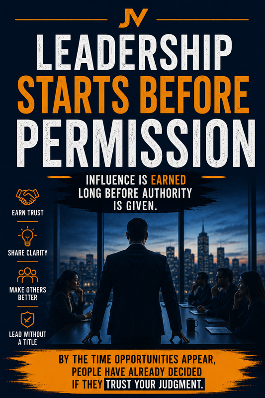 Leadership Starts Before Permission