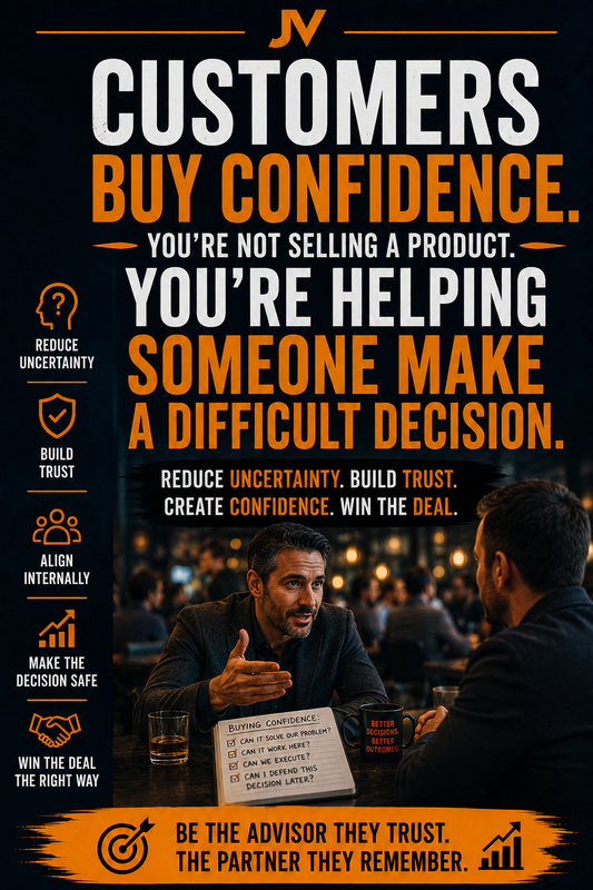 You're Not Selling a Product. You're Helping Someone Make a Difficult Decision.