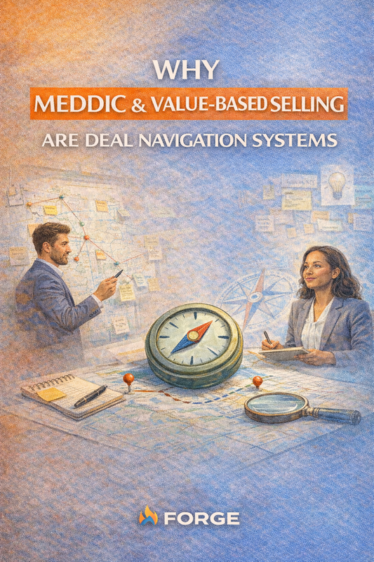 Why MEDDPIC and Value Based Selling Frameworks are Deal Navigation Systems